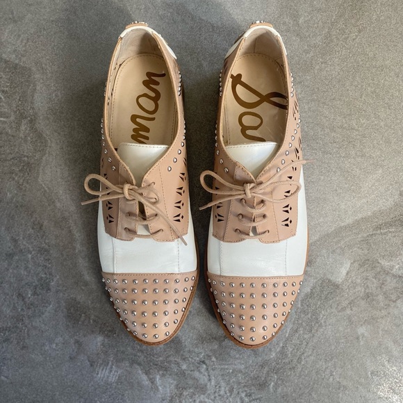 Sam Edelman Studded Oxford Loafers - Picture 1 of 7